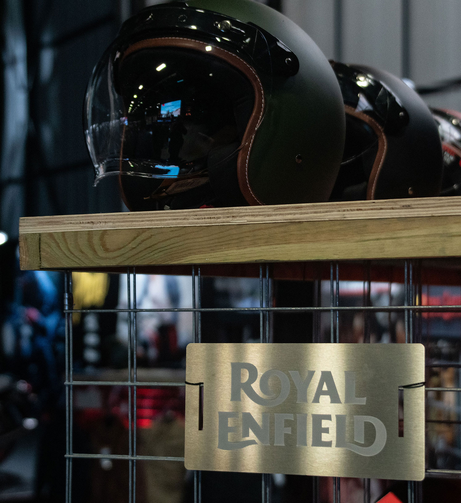 Space-worldwide-Royal Enfield trade show marketing material industrial design